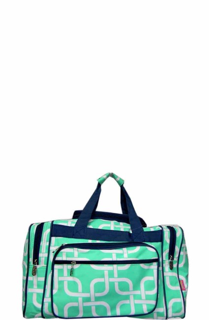 Printed Duffle Bag-TIM417/MINT